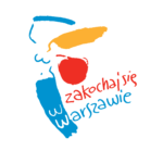 Projekt współfinansuje miasto stołeczne Warszawa. Logo miasta Warszawy i napis "Zakochaj się w Warszawie"